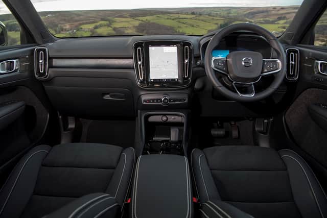 The XC40's interior is comfortable, quiet and well made but the Sensus touchscreen is showing its age (Photo: Volvo)