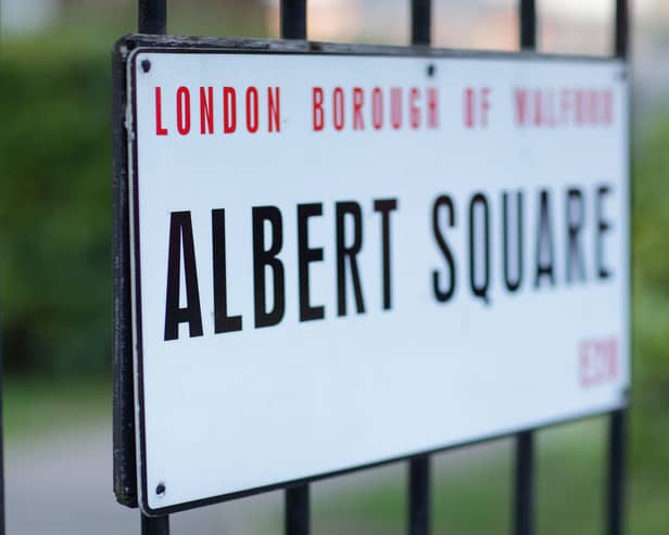 A man, who is believed to have starred in EastEnders, has been arrested on suspicion of a child sex offence