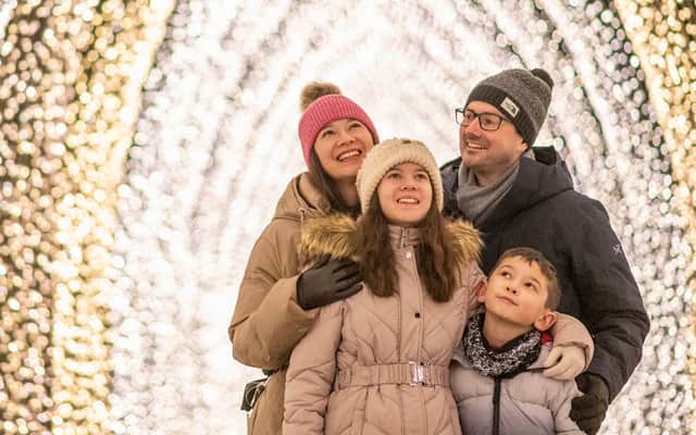 Christmas Cathedral lighting up family memories at Christmas At The Botanics