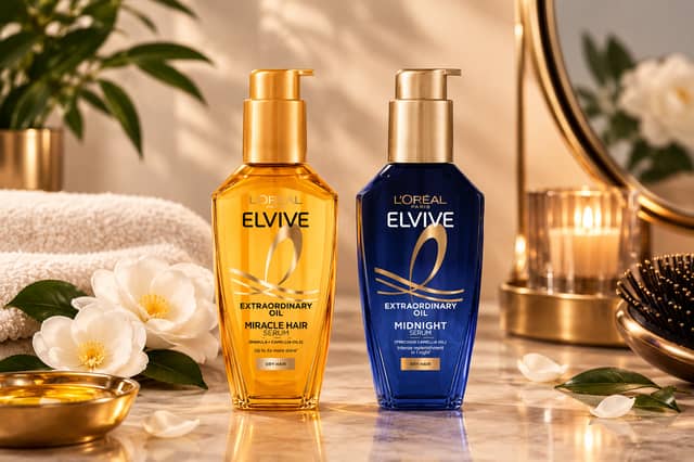 The L'Oréal Paris Elvive Extraordinary Oil day and night hair treatment set is now half price.