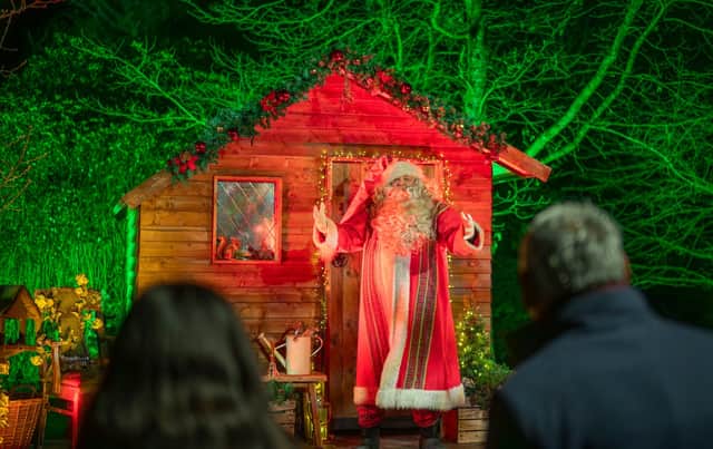 Father Christmas will make his traditional appearance on the Botanics after-dark trail.