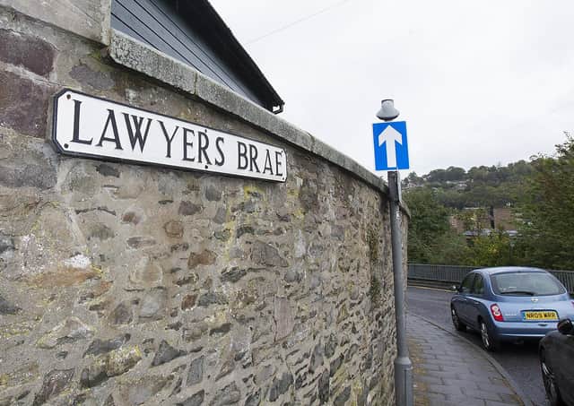 Lawyers Brae in Galashiels.