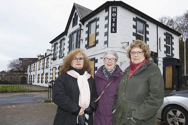 Luigia Natillo, Jessie Harrington and Jill Forsythe have been campaigning to save the Abbotsford Arms Hotel but now fear their efforts are in vain.
