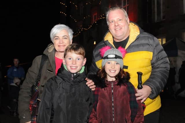 Anne and Kevin Nicoll with their kids Peter and Mary-Ann.