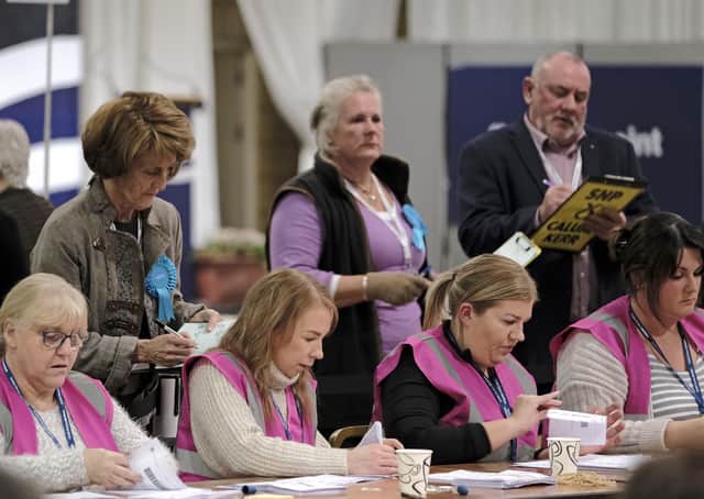 Count well under way in Kelso. Photo: Rob Gray