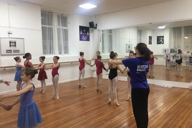 Pupils from the Fiona Henderson School of Dance were treated to a masterclass from Miriam Douglas-Early from Scottish Ballet last Wednesday.