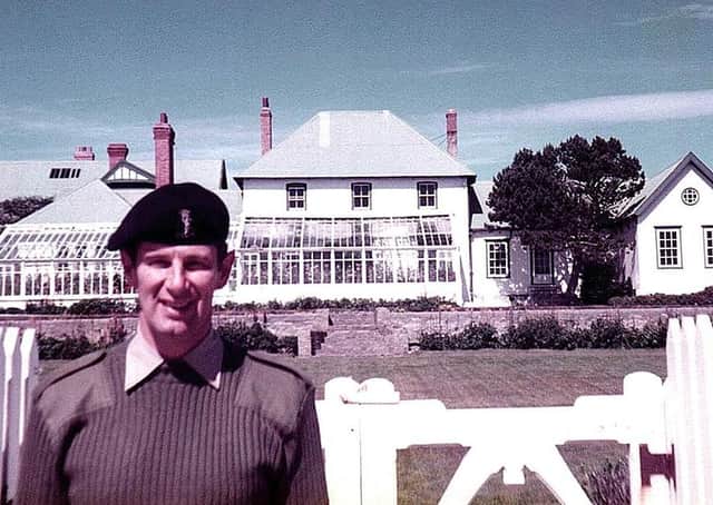 Angus Boag in the Falklands.