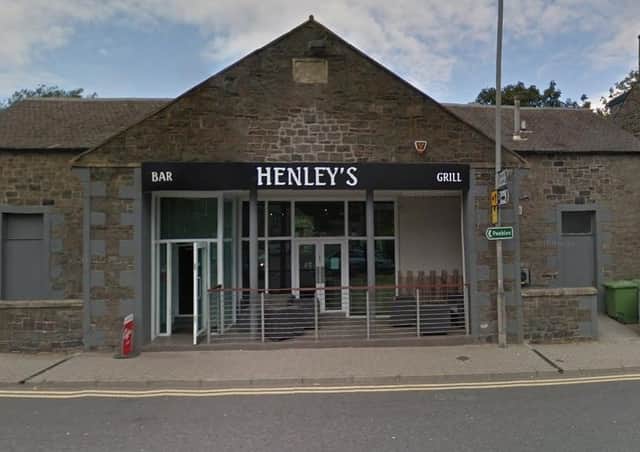 Henley's bar in Island Street, Galashiels.