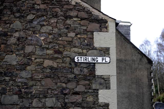 Stirling Place in Galashiels.
