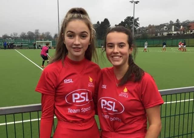 Kady Hulme and Sophie Younger were chosen for Dundee Devils.