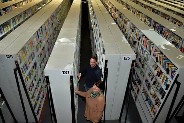 Bookdonors employs 22 staff at its massive Tweedbank warehouse.
