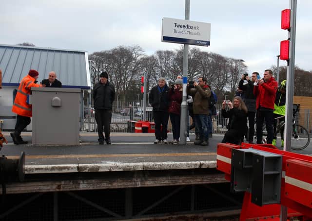 Tweedbank railway station is the busiest in the Borders, new figures confirm.