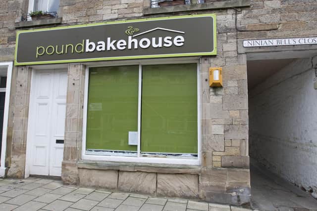 Jedburgh's now-closed Pound Bakehouse.