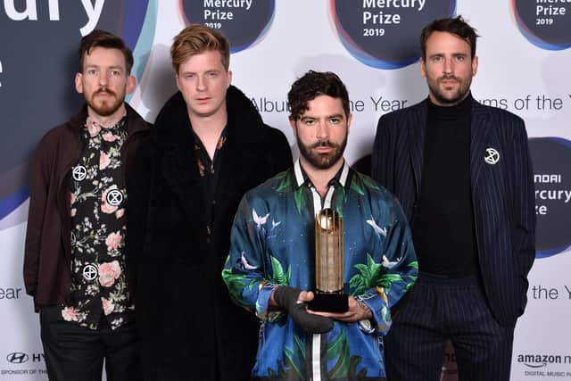 Foals at the Hyundai Mercury Prize albums of the year ceremony at London's Eventim Apollo in September. (Photo by Jeff Spicer/Getty Images)