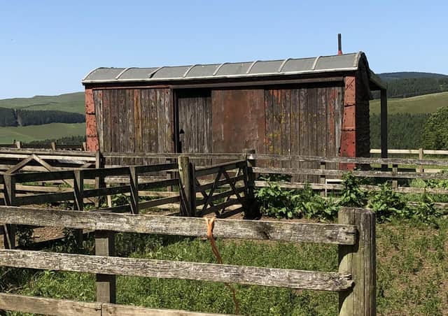 A railway carriage at Faldonside set to be converted into a holiday home.