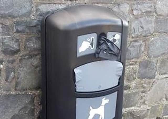 Innerleithen's new dog bins have been hailed a success, despite users experiencing problems with the bags.
