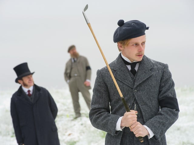 Jack Lowden in the period drama Tommy's Honour. Borderer Lowden stars alongside Peter Mullan in this 2016 golfing drama, directed by Jason Connery. Peebles was among more than 50 locations used by the movie’s makers during a six-week shoot.