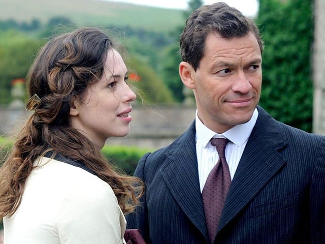 Dominic West and Rebecca Hall in The Awakening. Scenes for this 2011 ghost story, directed by Nick Murphy, were shot in Earlston and at Manderston, near Duns.