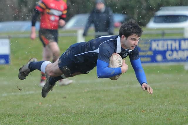 Aaron McColm in try-scoring form (library image)