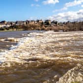 With recent heavy rain, the River Tweed at Kelso can be seen ‘boiling’ as it makes its way seawards. Curtis Welsh
supplied this image.