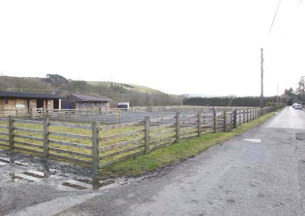 Ettrickhaugh Road, Selkirk, the proposed site for six houses.