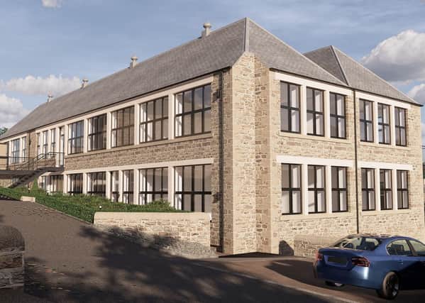 How flats proposed at the old Peter Scott mill in Hawick would look.