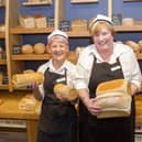 Cherril Anderson and Lindsey Thomson at Dalgetty's bakery in Galashiels.