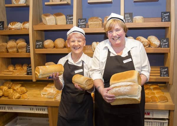 Cherril Anderson and Lindsey Thomson at Dalgetty's bakery in Galashiels.