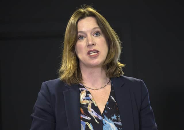 Scottish chief medical officer Catherine Calderwood. (Photo by David Cheskin/WPA Pool/Getty Images)