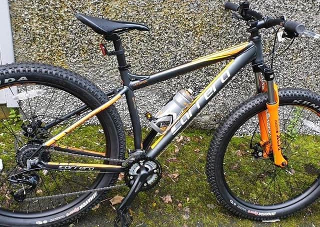 A bike reported stolen from Croft Street in Galashiels on February 17.