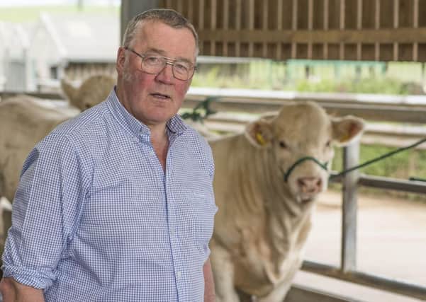 National Farmers' Union Scotland president Andrew McCornick at his farm at Lochfoot, west of Dumfries.