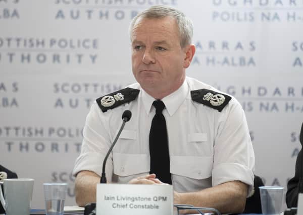 Police Scotland chief constable Iain Livingstone.