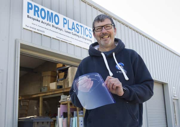Tim Reader from Promo Plastics, Kelso.