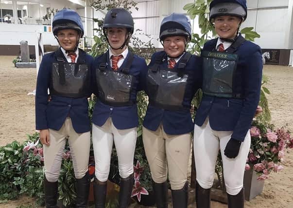 The senior equestrian squad from Kelso High School