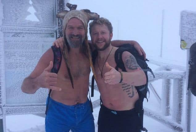 A Wim and a smile...Mark trained with Wim Hof in Amsterdam before braving the elements in Poland. He is now a trained instructor in the Iceman's Method.