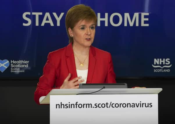 Scottish Government first minister Nicola Sturgeon announcing one change to the current coronavirus lockdown rules today, May 10.