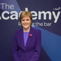 Scottish first minister Nicola Sturgeon during a visit to Spark in 2016.