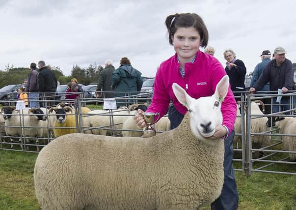 Nici and Bill Elliot at last year's Yetholm Show.