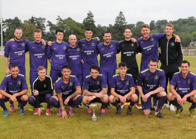 Hawick Waverley, seen here after winning the Billy Pringle Memorial Cup in 2018, have been declared Border Amateur FA Division 'A' champions (archive image by Bill McBurnie)