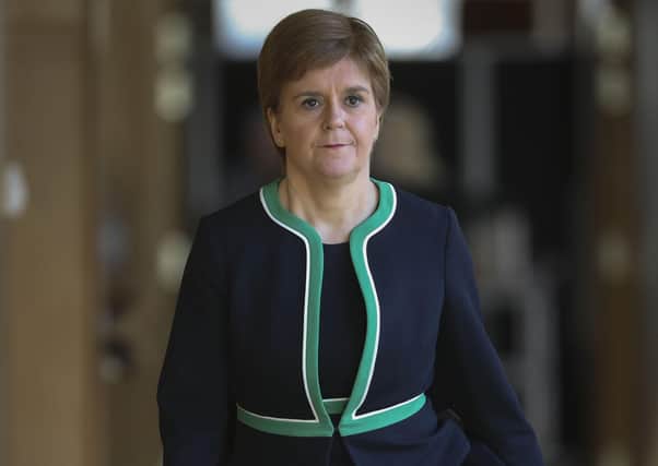 Scottish Government first minister Nicola Sturgeon this week. (Photo by Fraser Bremner/Pool/Getty Images)