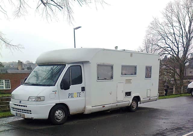 Camper van stolen from Hawick's common haugh.