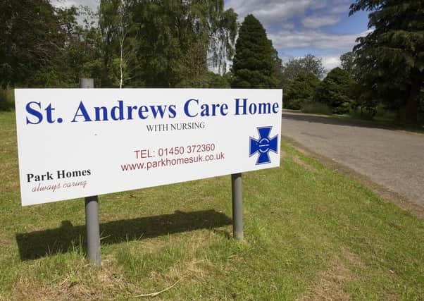 St Andrew's Care Home in Hawick's Stirches Road.