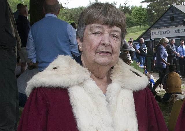 Ann Knight pictured at Hawick Common Riding in 2018.