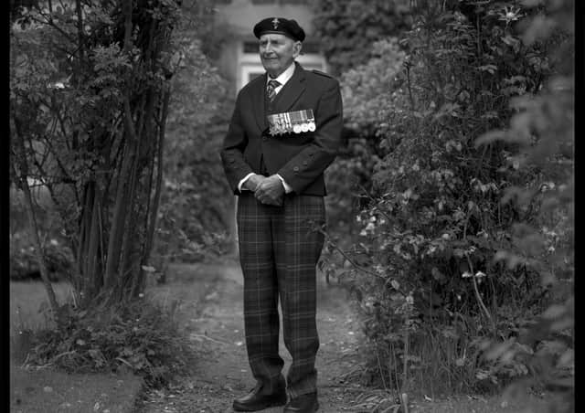 John McOwan from Peebles who was born 1922 and landed on the beaches 10/06/1944He was a Sergeant in the Royal Electrical and Mechanical engineers attached to the 8th Army.After the war John became a jeweller Portraits taken on a large format film camera , Graflex Super D , made in the USA circa 1940's.For further information please contact David Findlay at Poppy Scotland tel 07979 735611 Copyright © Wattie Cheung/Poppy ScotlandÉÉ1/5/20First Use Only ,Editorial Use Only, All reproduction fees payable,No Syndication © WATTIE CHEUNG tel 07774 885266email.... wattiecheung@mac.com