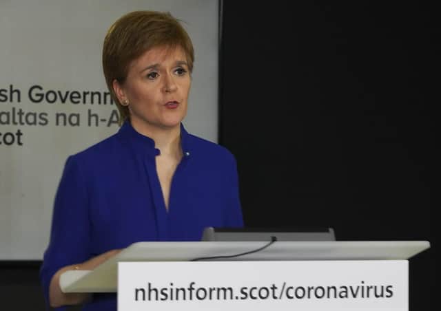 Scottish Government first minister Nicola Sturgeon warning today that the current lockdown looks set to continue for weeks longer.