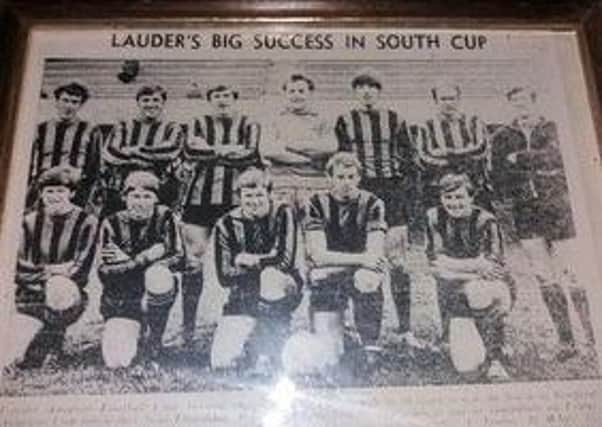 A snapshot of the winning 1970 team (from Bygone Lauder).