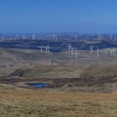 What the Whitelaw Brae wind farm near Tweedsmuir will look like.
