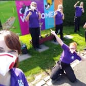 Bustin’ some moves...staff at the Dunbartonshire centre hope the public will respond to SSPCA’s face mask appeal.