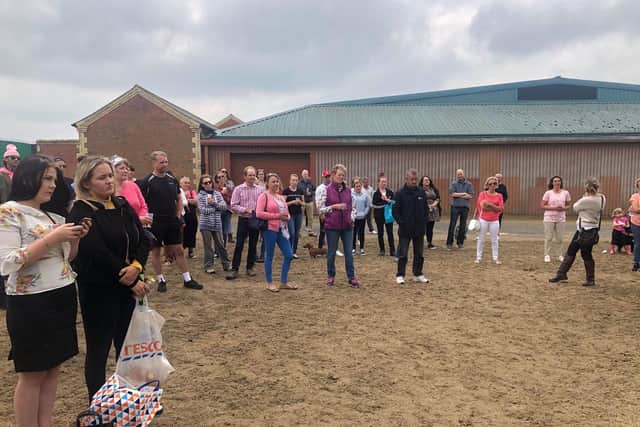 Friends of Michael Curran put in place a memorial plaque at Newmarket gallops on Friday.