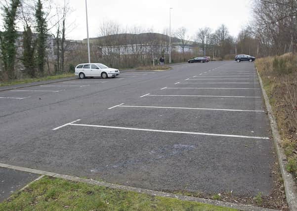 Currie Road long stay car park in Galashiels.